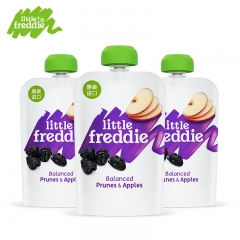 Little Freddie小皮 西梅苹果泥100g*3袋装 6月+